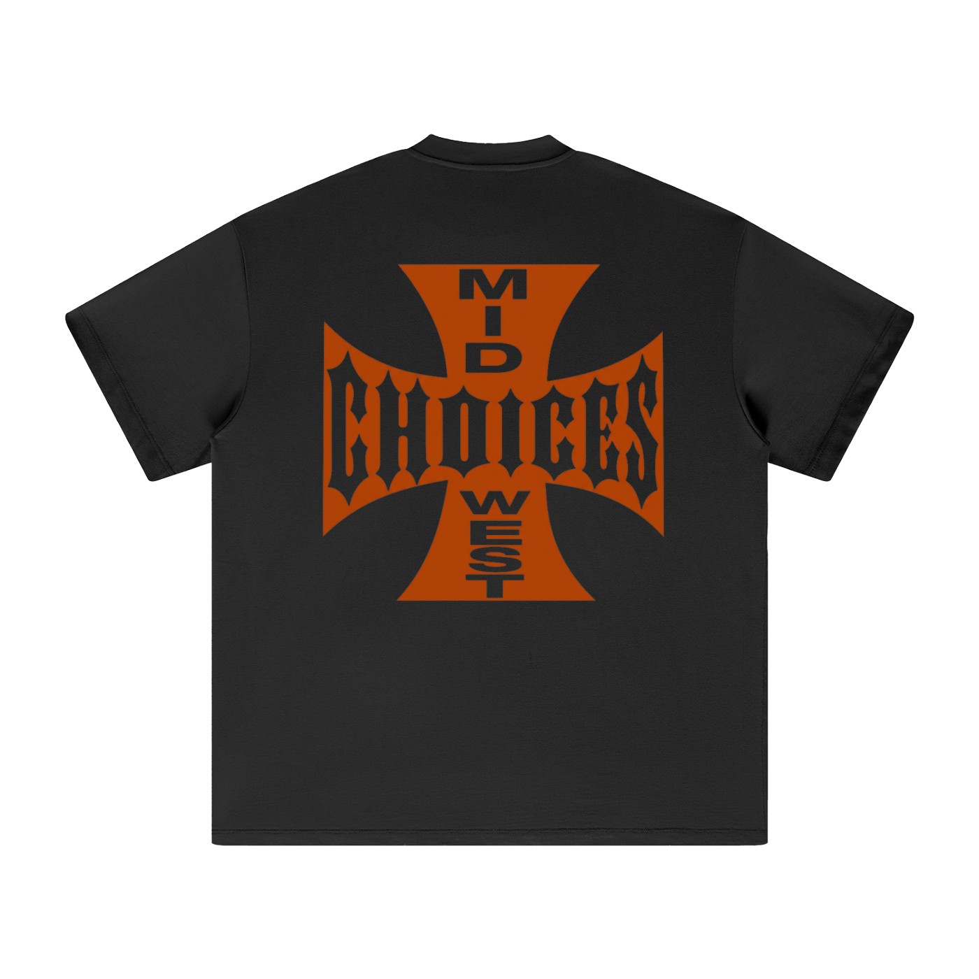 Chopped Org motorcycle streetwear graphic t-shirt by Choices Garments & Atelier