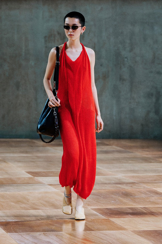 Relaxed neutral menswear tailoring showing cleaner streetwear proportions
