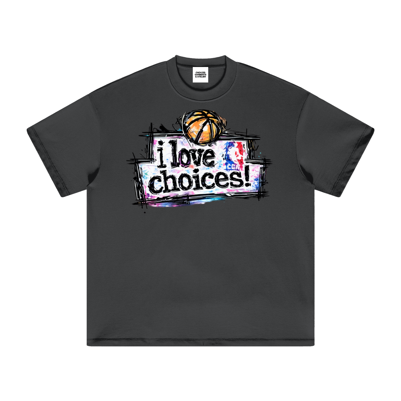 I Love CGA graphic t-shirt by Choices Garments & Atelier