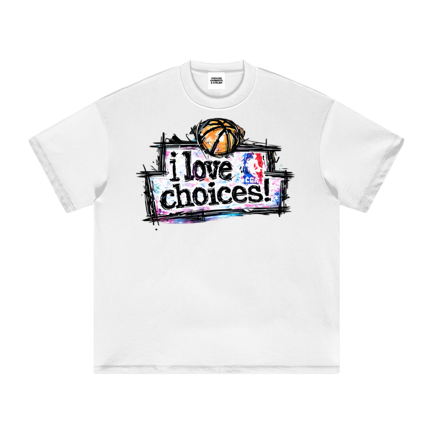 I Love CGA graphic t-shirt by Choices Garments & Atelier