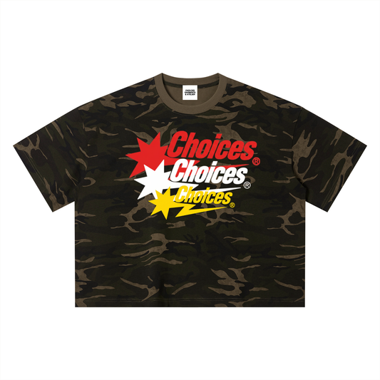 Unisex Camo Boxy T-Shirt