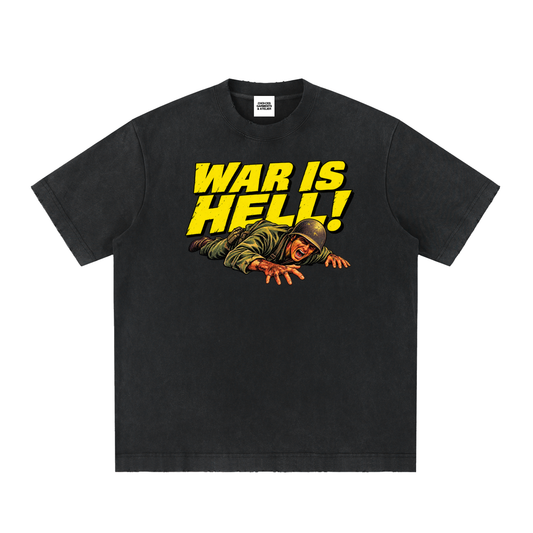 War Is Hell Vintage Frayed T-Shirt