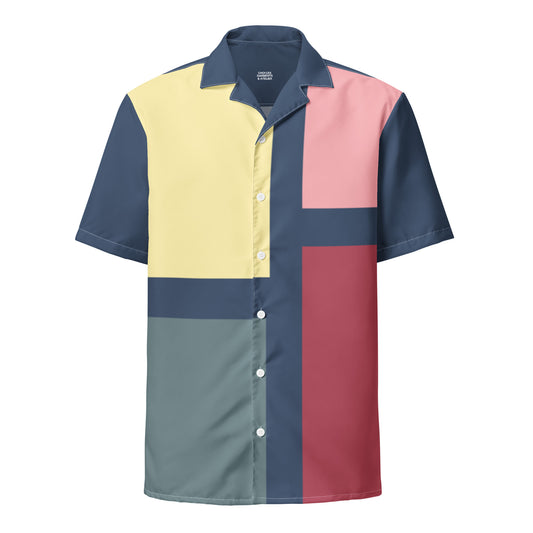 Choi·ces "Palette" Short Sleeve Button Shirt