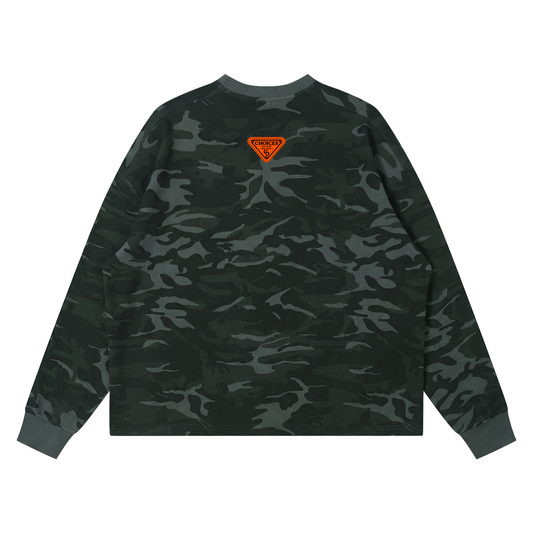 War is Hell Camo Long Sleeve T-Shirt