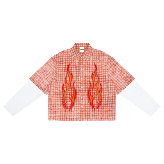 Whats The Rush? Plaid Short Sleeve Shirt