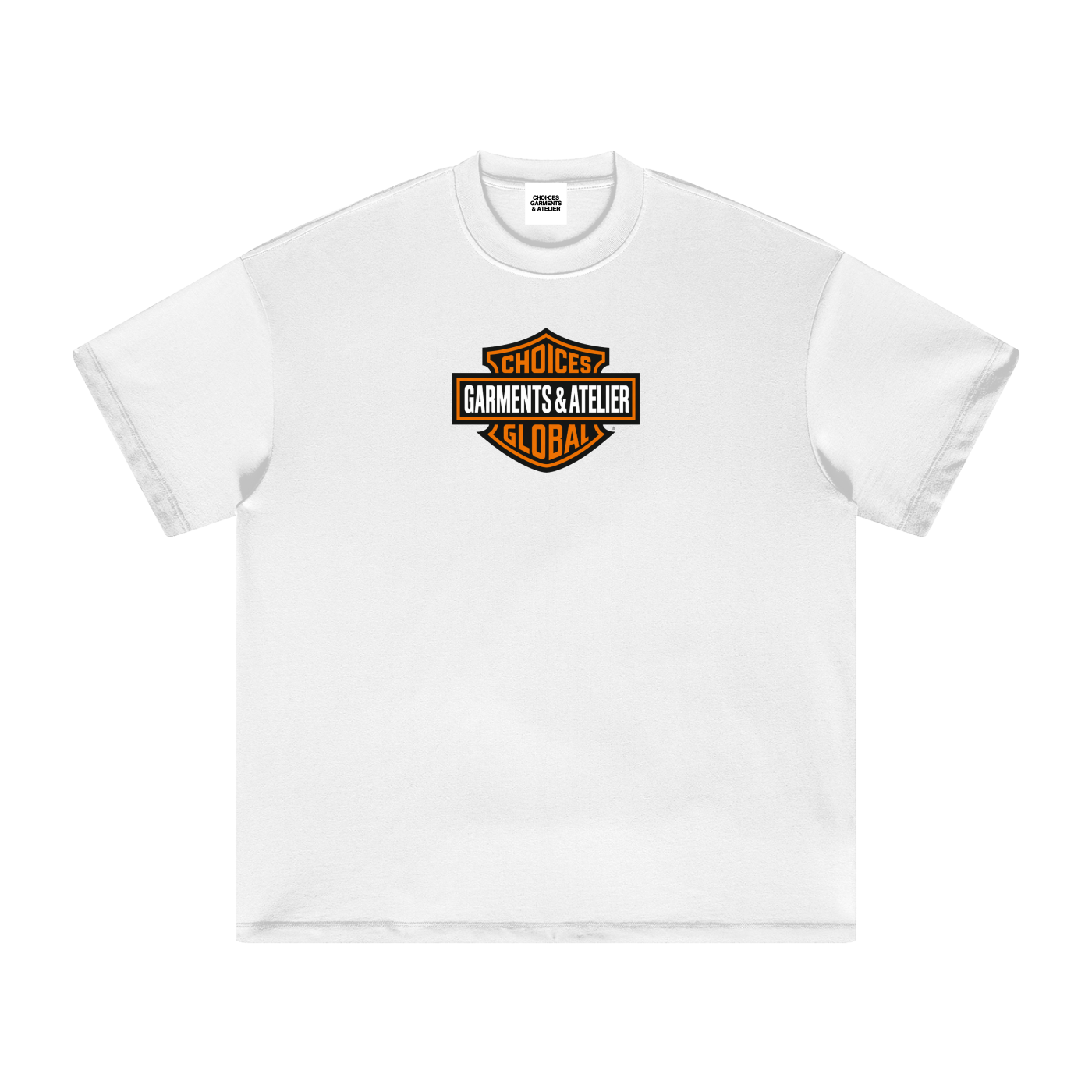 HD Org motorcycle heritage graphic t-shirt by Choices Garments & Atelier