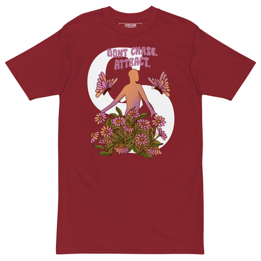 Choi·ces "Attraction" T Shirt in Maroon