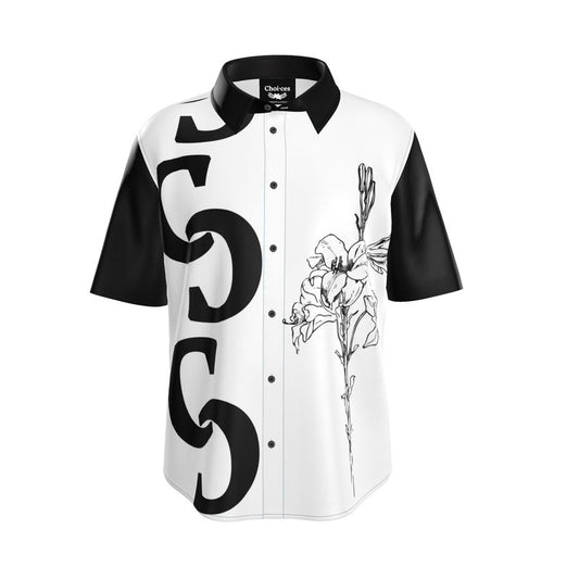 Choi·ces, "The Party Shirt" in Silk White, Black