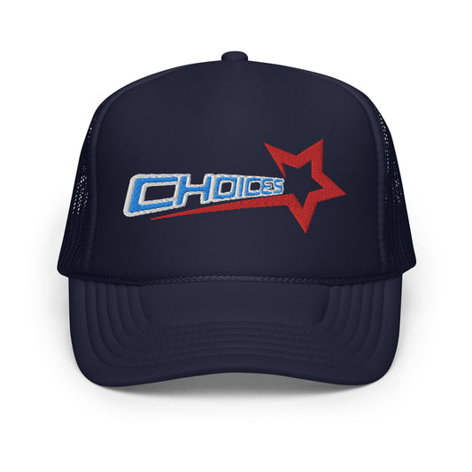 Choi·ces "Shooting Star" Trucker Hat in Navy
